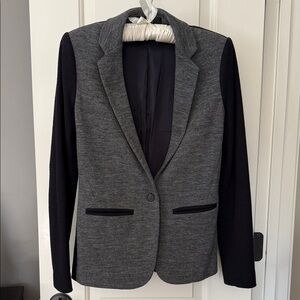 J. Crew Gray and Navy Blue Blazer